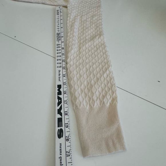 Wilt Sweater Cashmere Cream Knit High Low Hem Long Sleeve Size‎ S - Picture 8 of 10